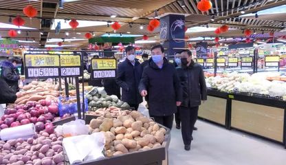 蘇新亞帶隊檢查疫情防控期間群眾生活必需品和醫藥物資供應保障情況